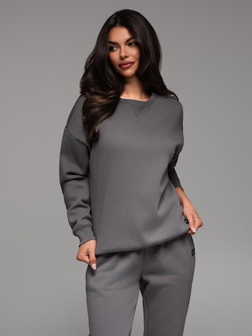Ombre Sweatshirt i grå