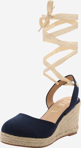 Sandales 'Bonnie' Dorothy Perkins en bleu : devant