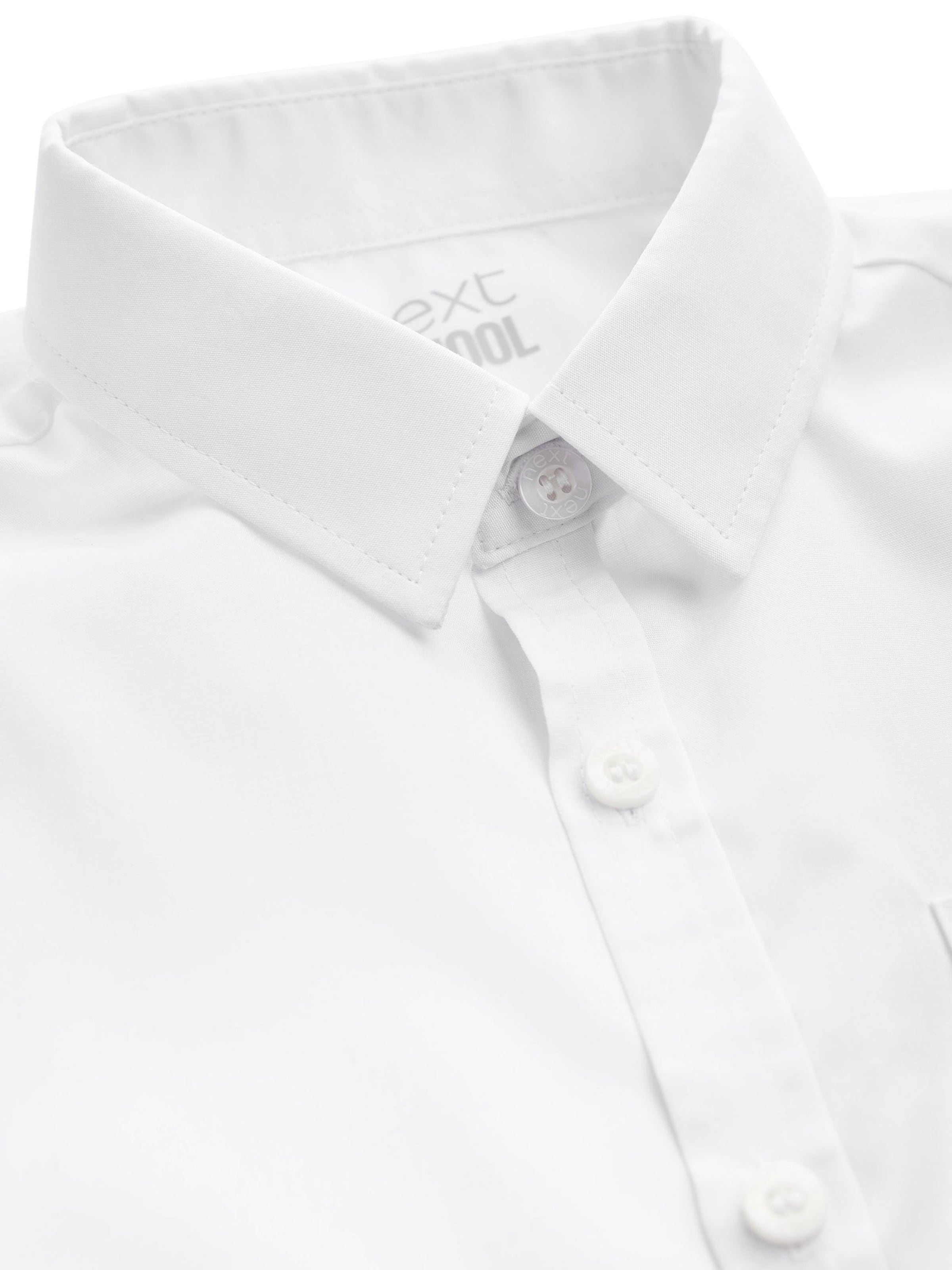 Next Средняя посадка Рубашка в Белый