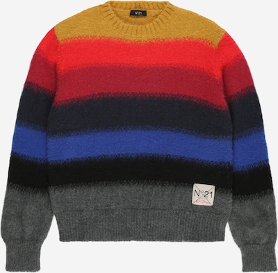 N°21 Sweater in Blue / Mustard / Red / Black, Item view