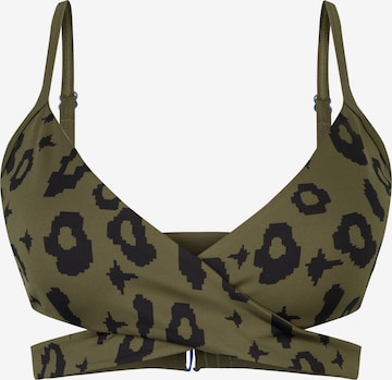 Boochen Bikini Top 'Arpoador' in Green: front