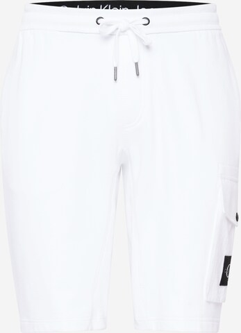 Pantaloni di Calvin Klein Jeans in bianco: frontale