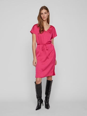 Vila Petite Kleid in Pink: predná strana