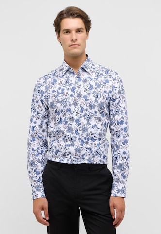 ETERNA Slim fit Business shirt in Blue: front