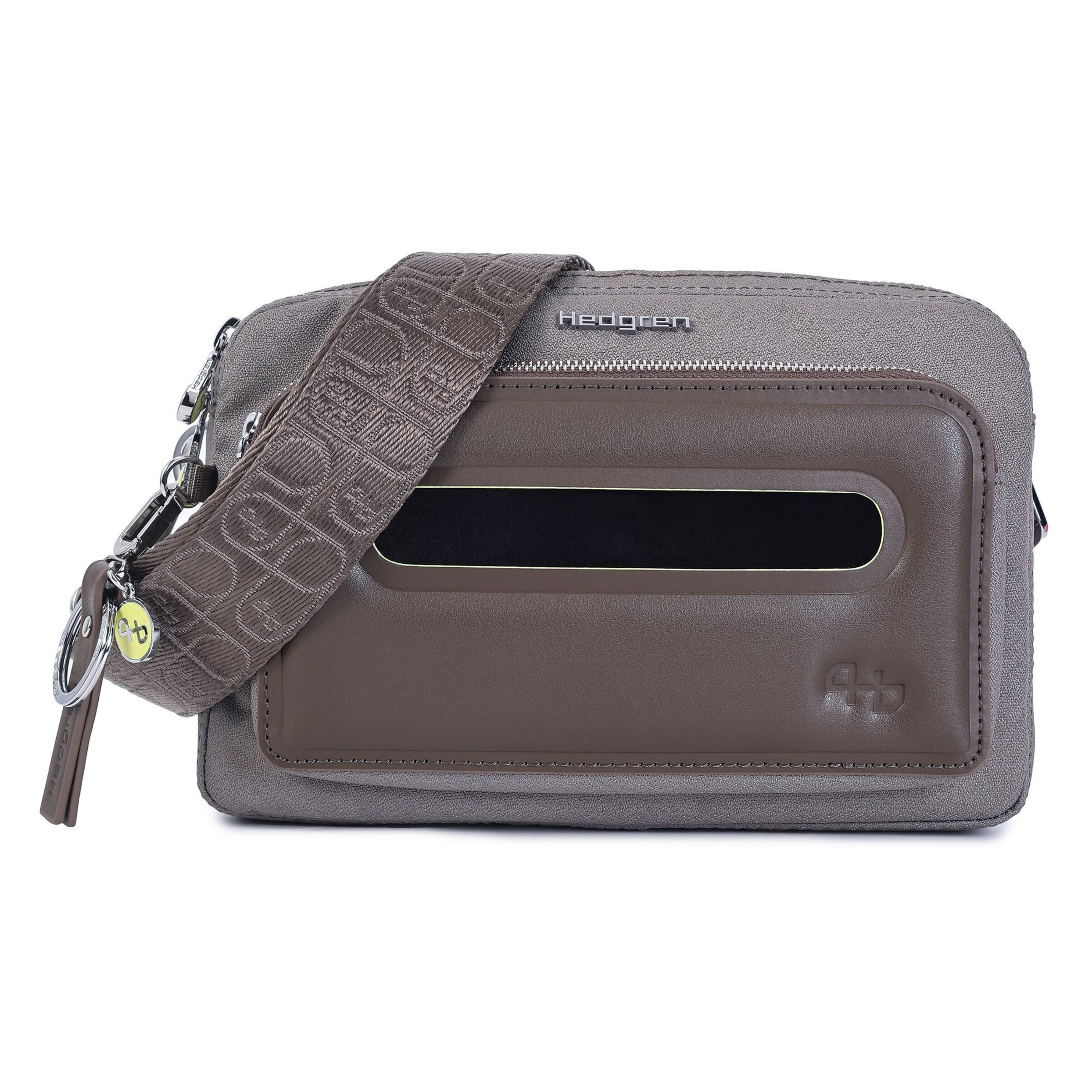 Hedgren Schoudertas 'Fika' in Grijs: voorkant