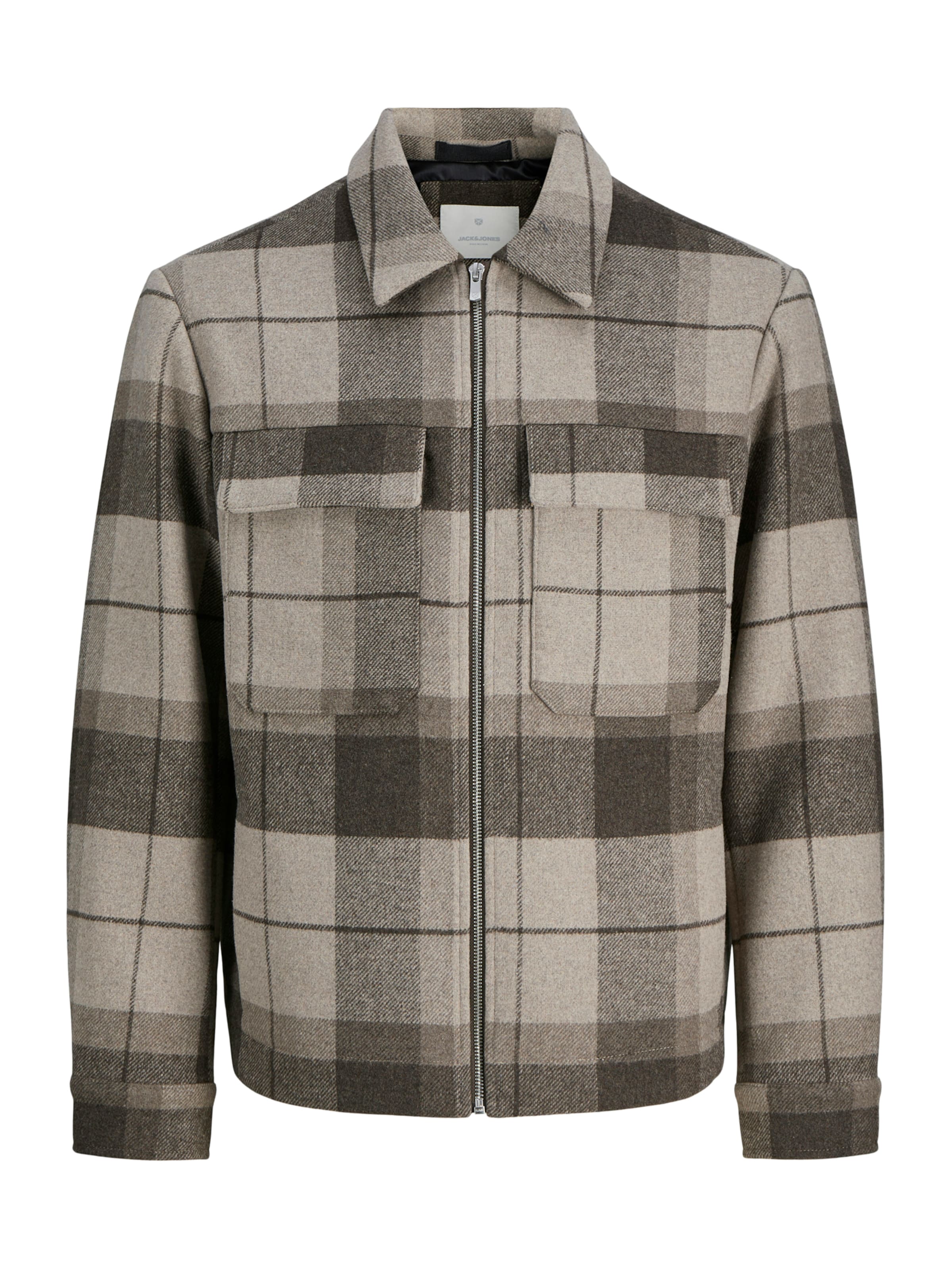 Jack & Jones Premium Tussenjas 'JPRBLURUSSEL' in Bruin: voorkant