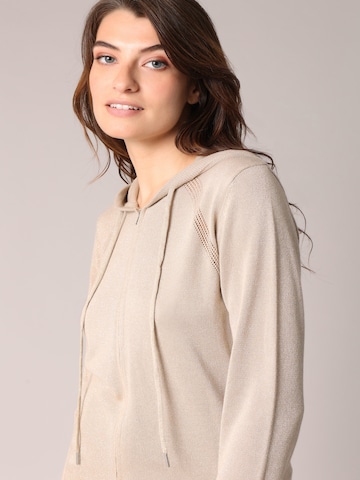 Deeluxe Gebreid vest 'Noreen' in Goud