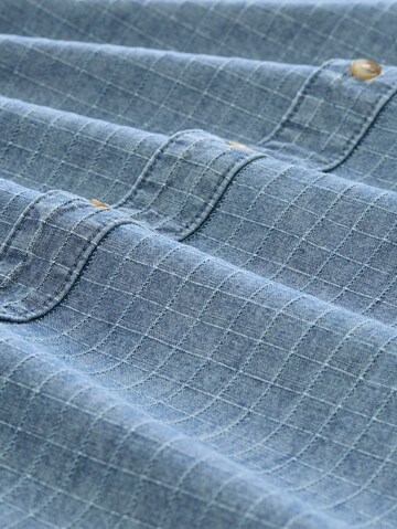 TOM TAILOR Men + Regular Fit Hemd in Blau