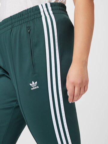 ADIDAS ORIGINALS Slim fit Trousers 'Primeblue Sst ' in Green