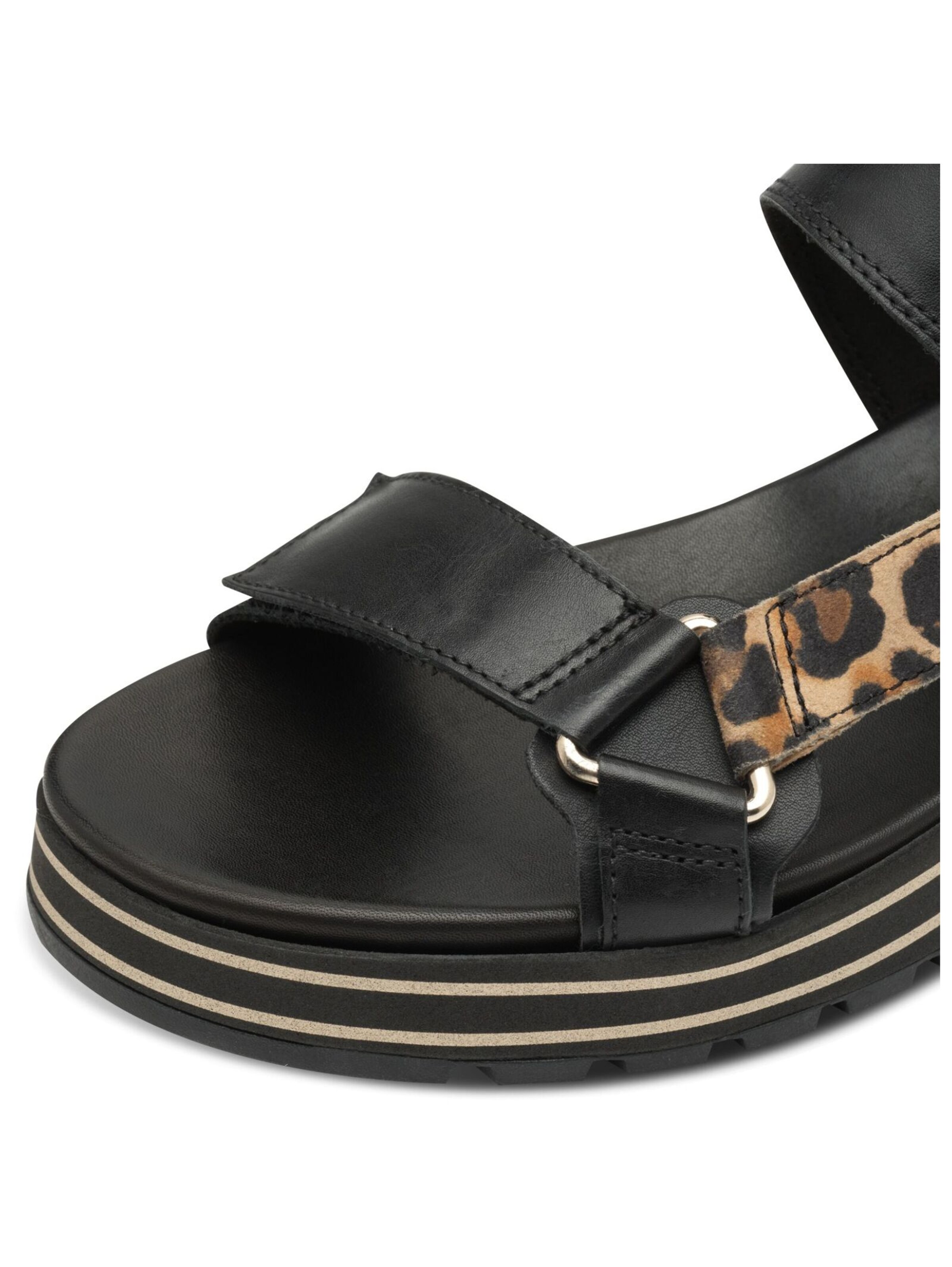 Sandalo di Tamaris in nero