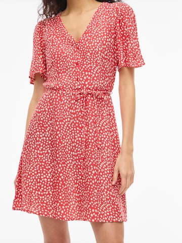 VILA Καλοκαιρινό φόρεμα 'VIGRACE' σε κόκκινο