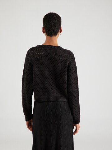 QS Pullover in Schwarz