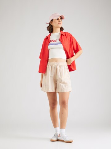 PIECES Bluse 'PCMILANO' in Rot
