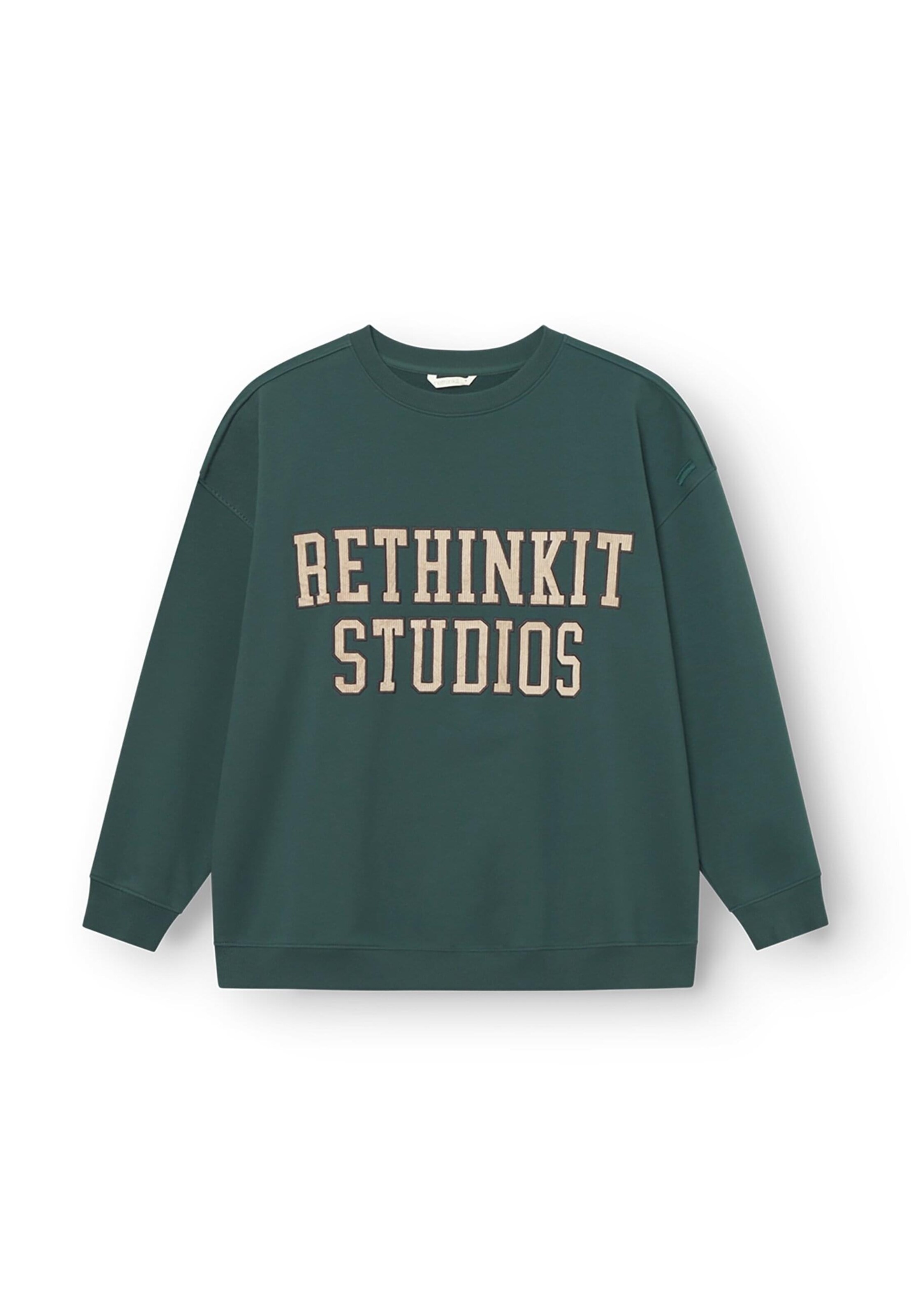 rethinkit studios Sweatshirt in Grün: Vorderseite