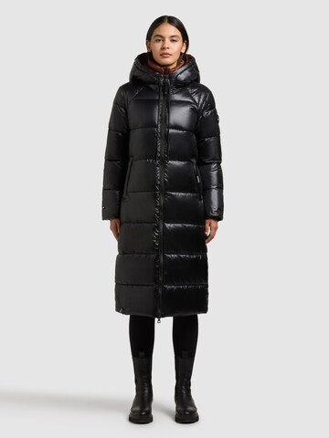 khujo Mantel 'Nashi' in Schwarz