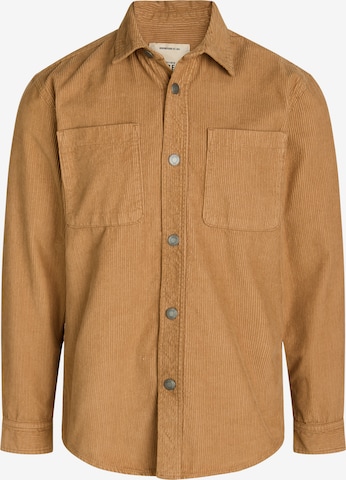 Redefined Rebel Regular fit Button Up Shirt 'Moses' in Brown: front
