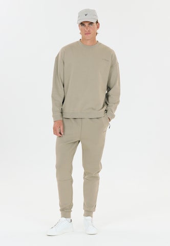 Virtus Loose fit Workout Pants 'Taro V2' in Beige