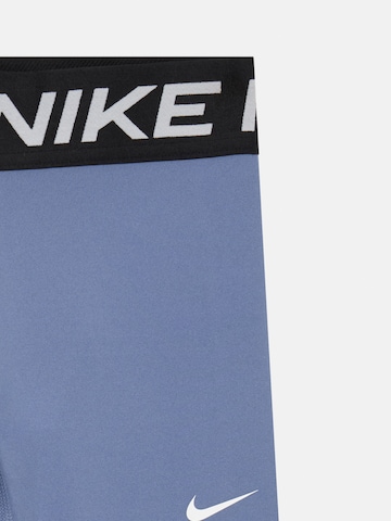NIKE Skinny Športne hlače 'Pro' | modra barva