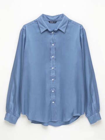 BIG STAR Bluse 'Selma' in Blau: predná strana