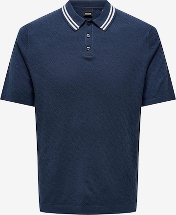 Only & Sons Poloshirt 'DENNIS' in Blau: predná strana