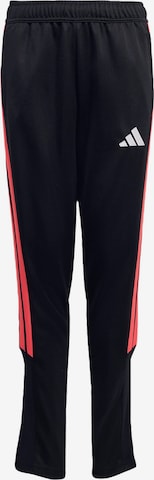 ADIDAS PERFORMANCE Slim fit Workout Pants 'Tiro26 League' in Black: front