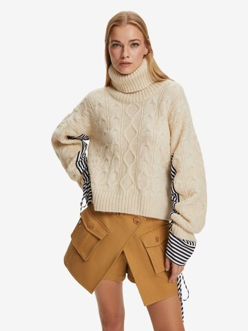 NOCTURNE Sweter w kolorze beżowy: przód