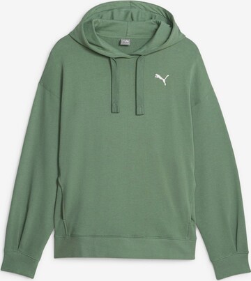 Sweat de sport PUMA en vert : devant