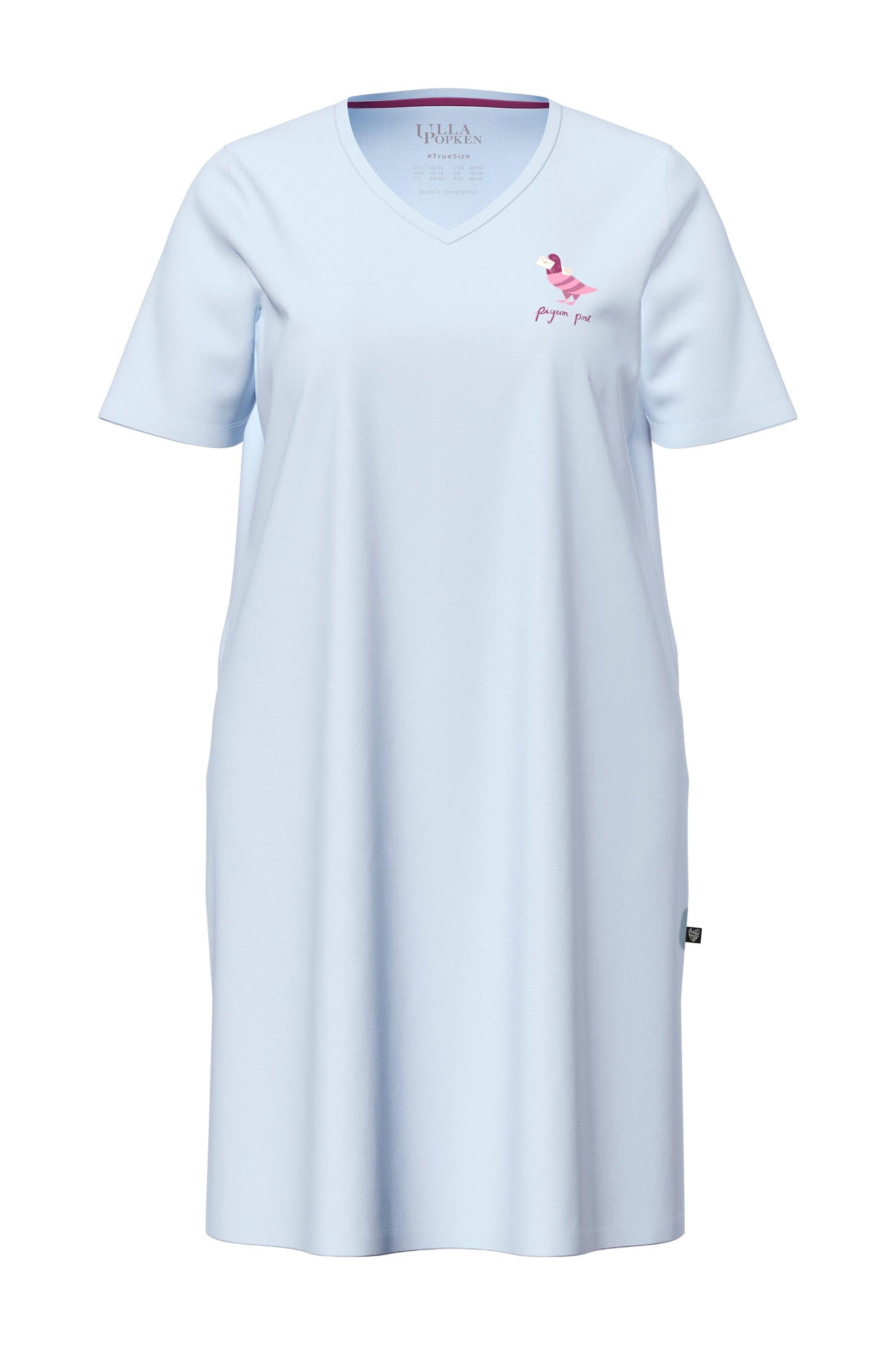 Ulla Popken Nightgown in Blue: front