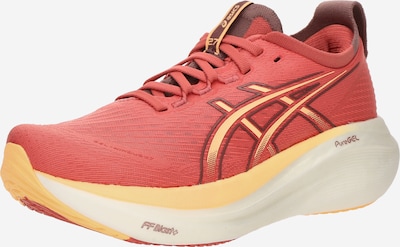 Bėgimo batai 'Gel-Nimbus 27' iš ASICS, spalva – mokos spalva / šviesiai oranžinė / avietinė, Prekių apžvalga