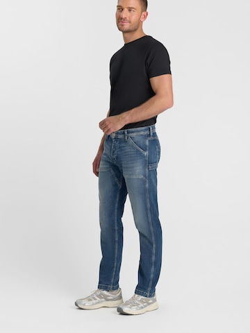 Le Temps Des Cerises Regular Jeans in Blauw