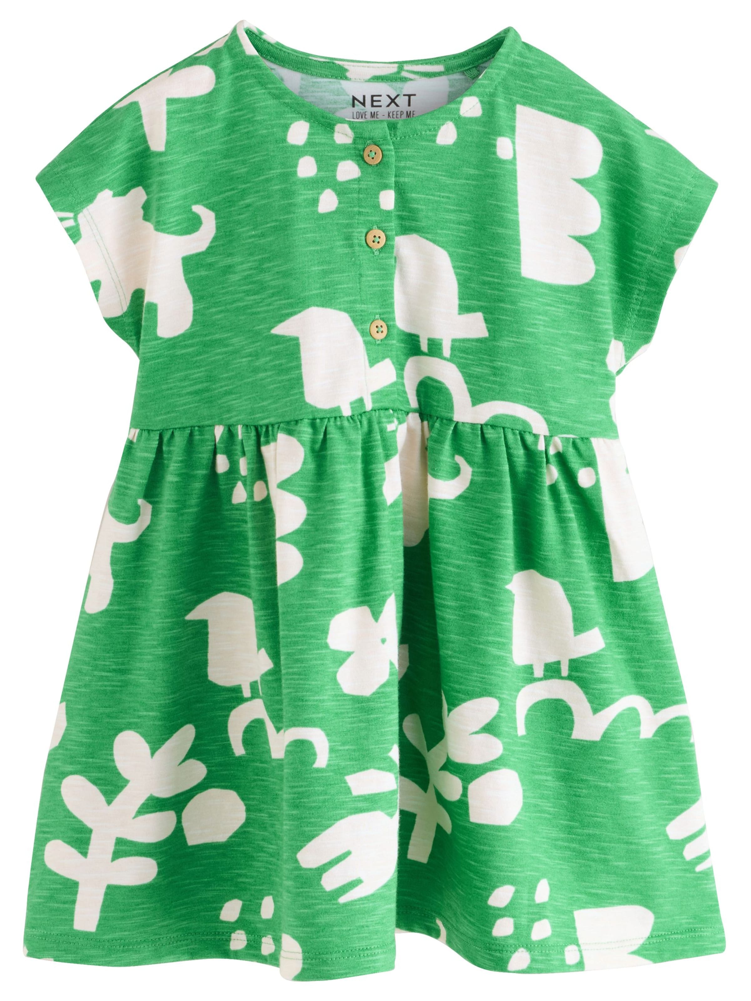 Next Šaty – zelená: přední strana
