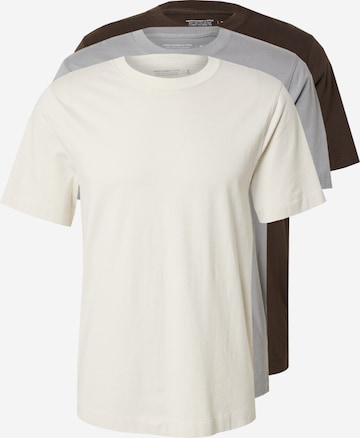 smėlio Abercrombie & Fitch Marškinėliai 'CLASSIC': priekis