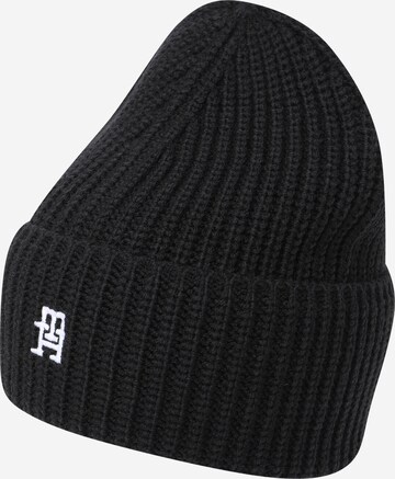 Bonnet TOMMY HILFIGER en noir : devant