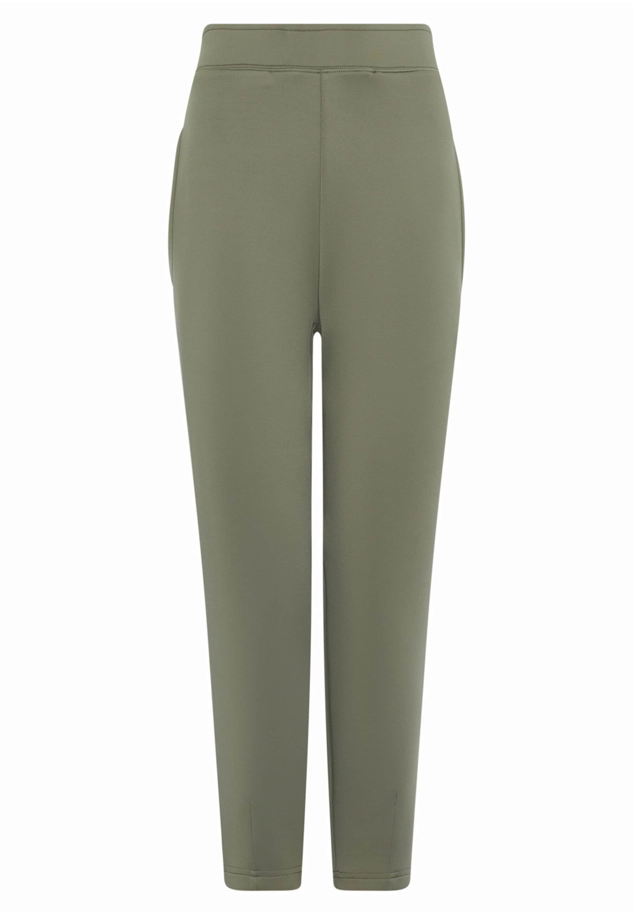 Born Living Yoga Skinny Sportbroek 'Isolde' in Groen: voorkant