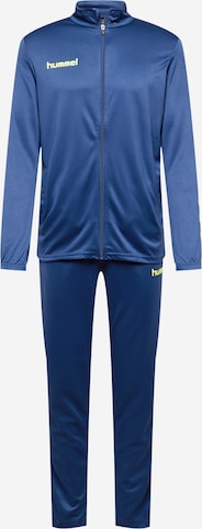 Hummel Træningsdragt i blå: forside