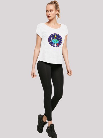 T-shirt 'NASA Classic Globe Astronauts' F4NT4STIC en blanc
