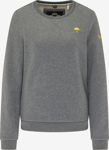 Schmuddelwedda Sweatshirt in Grau: predná strana