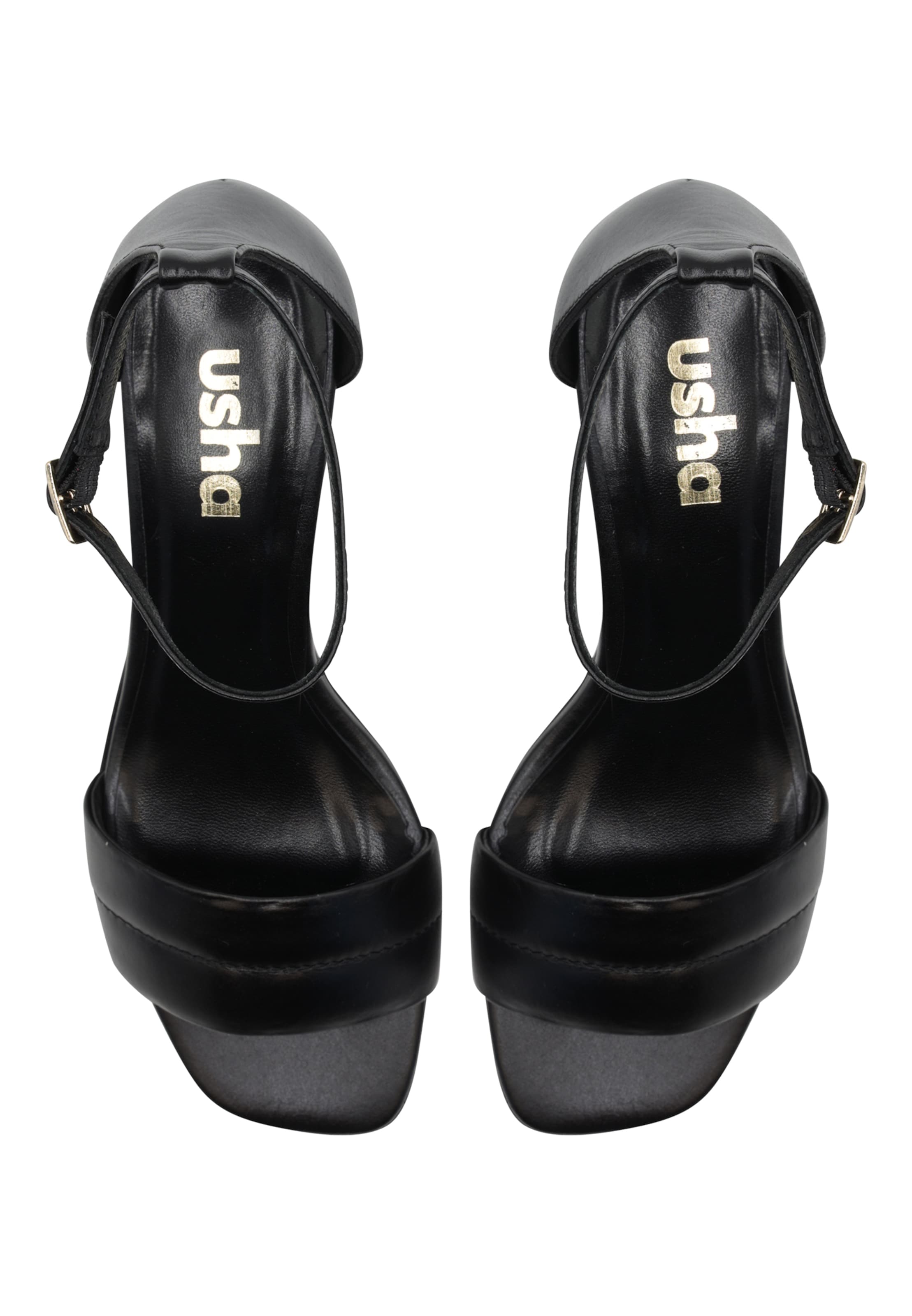 Usha Szandálok - fekete