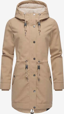 Veste d’hiver 'Canny' Ragwear en beige : devant