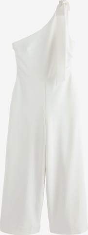 Next Jumpsuit in White: front