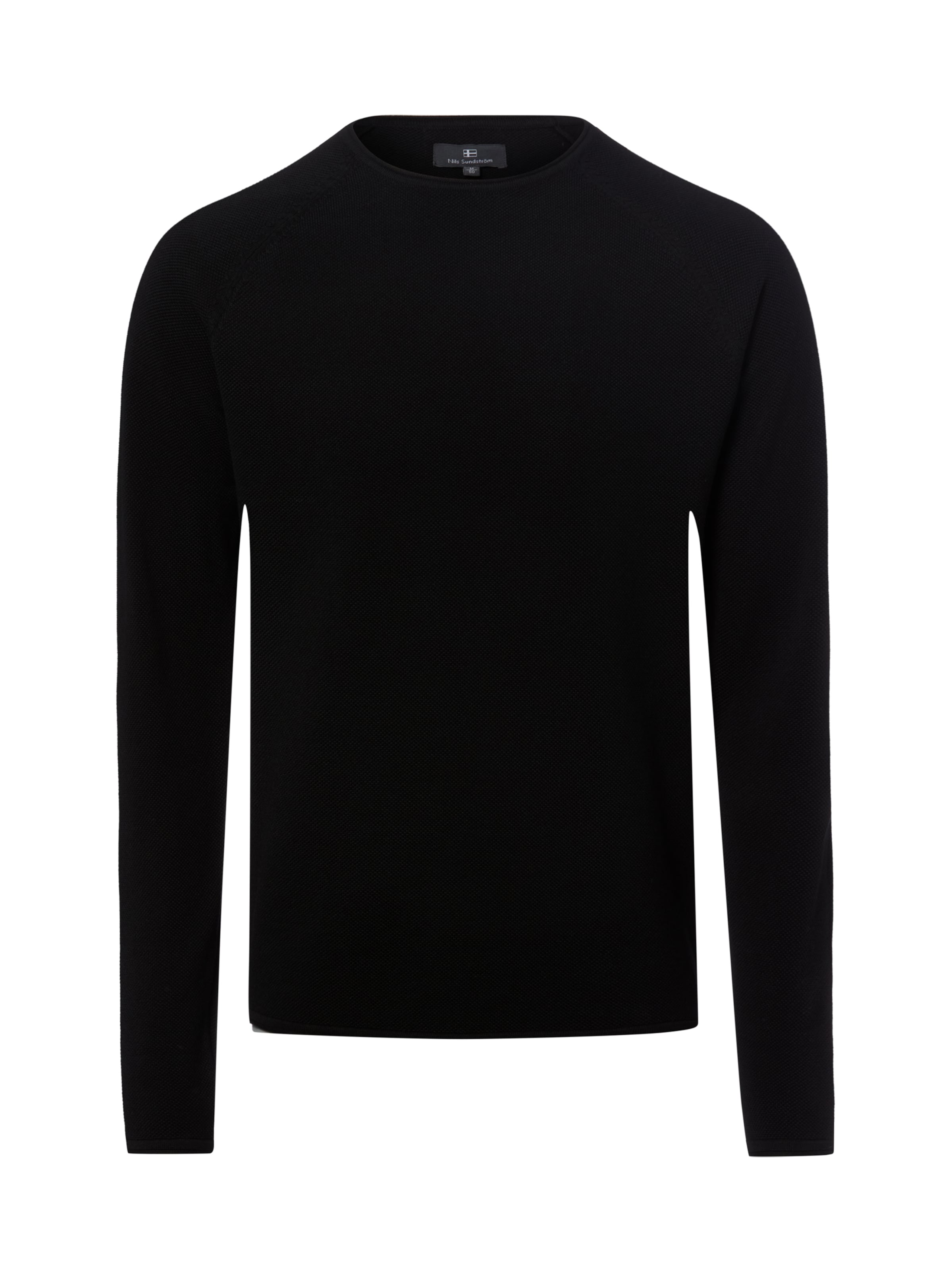 Nils Sundström Sweater in Black: front