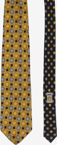 Gianni Versace Tie & Bow Tie in One size in Yellow: front