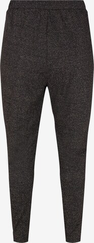 Zizzi Slimfit Hose in Schwarz