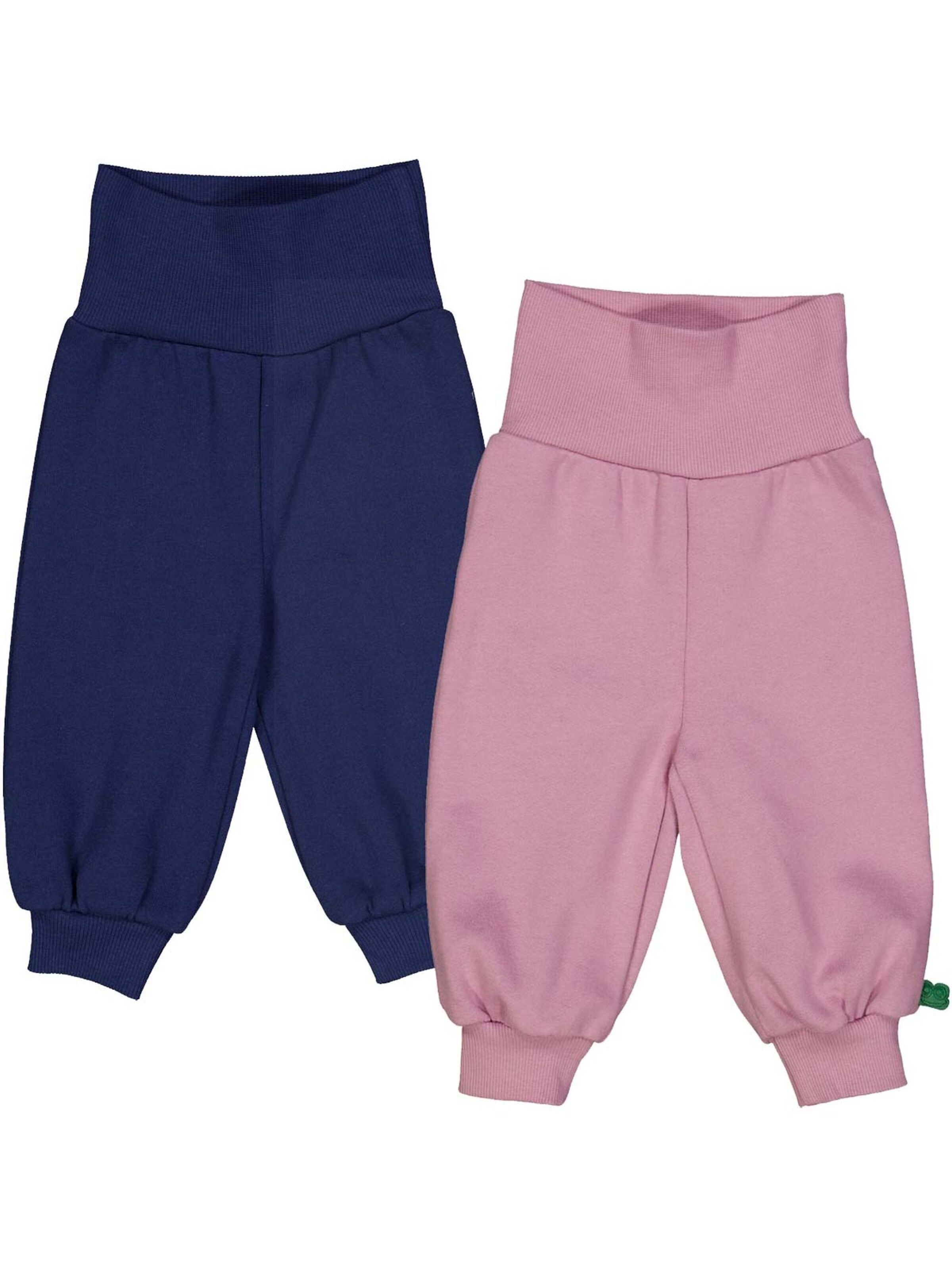 Effilé Pantalon Fred's World by GREEN COTTON en bleu : devant