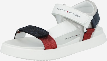 Sandales TOMMY HILFIGER en blanc : devant