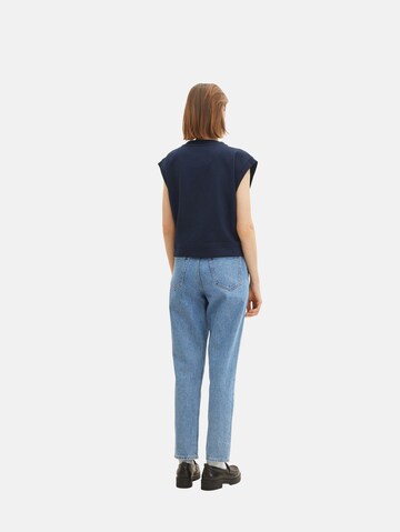 Felpa di TOM TAILOR DENIM in blu