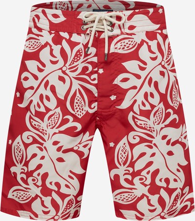 Polo Ralph Lauren Badeshorts 'PALM ISLAND' i rød / hvit, Produktvisning