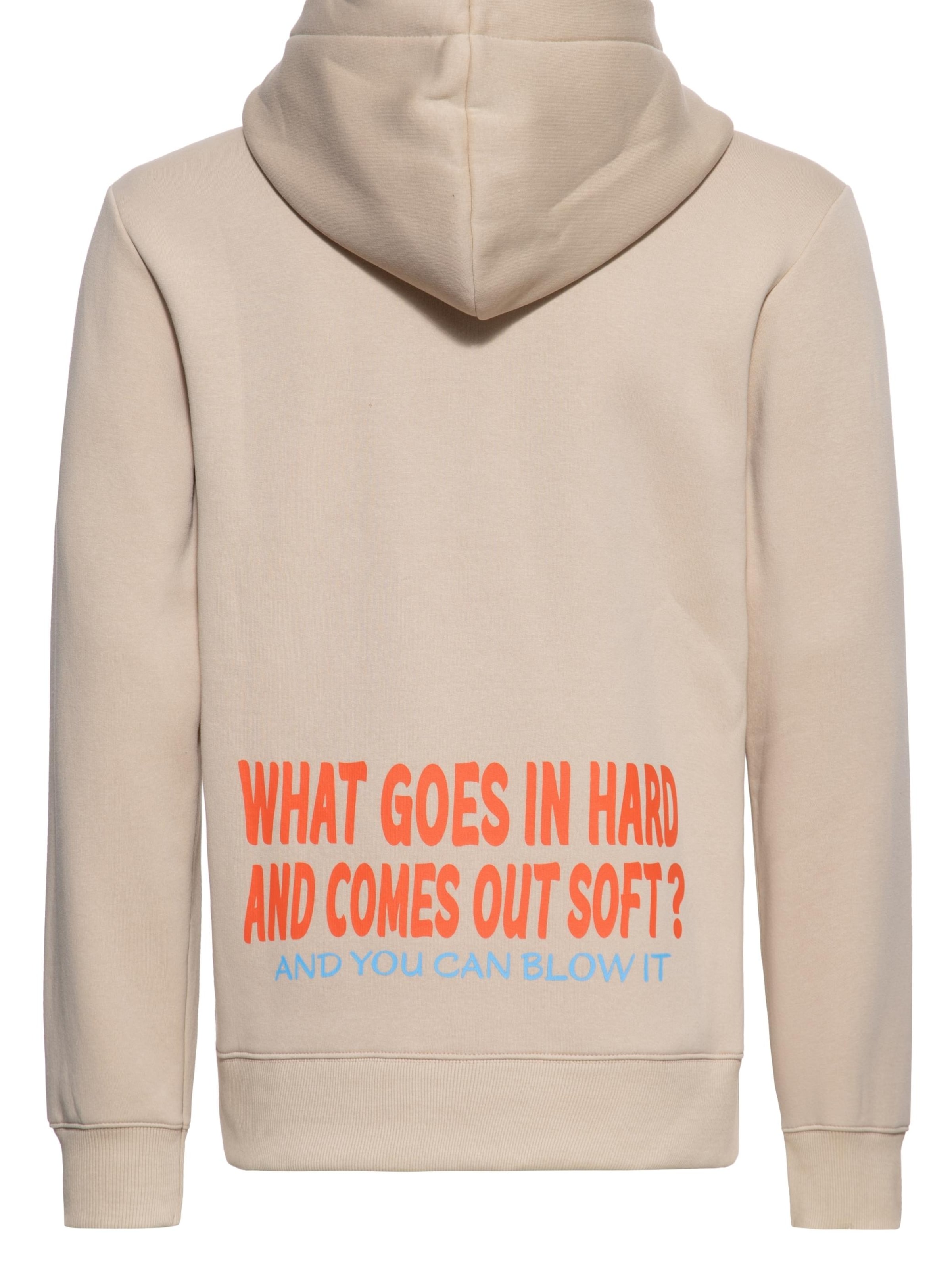 King Kerosin Sweatshirt 'Bubble Gum' in Beige