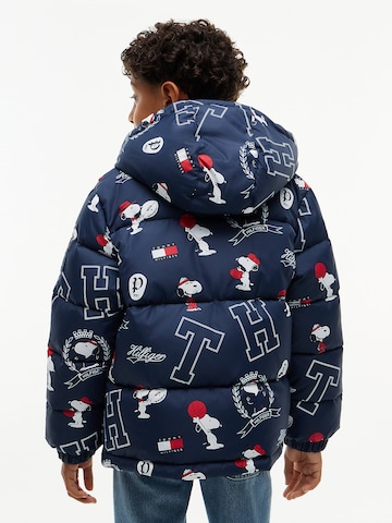 TOMMY HILFIGER Winter jacket 'PEANUTS' in Blue