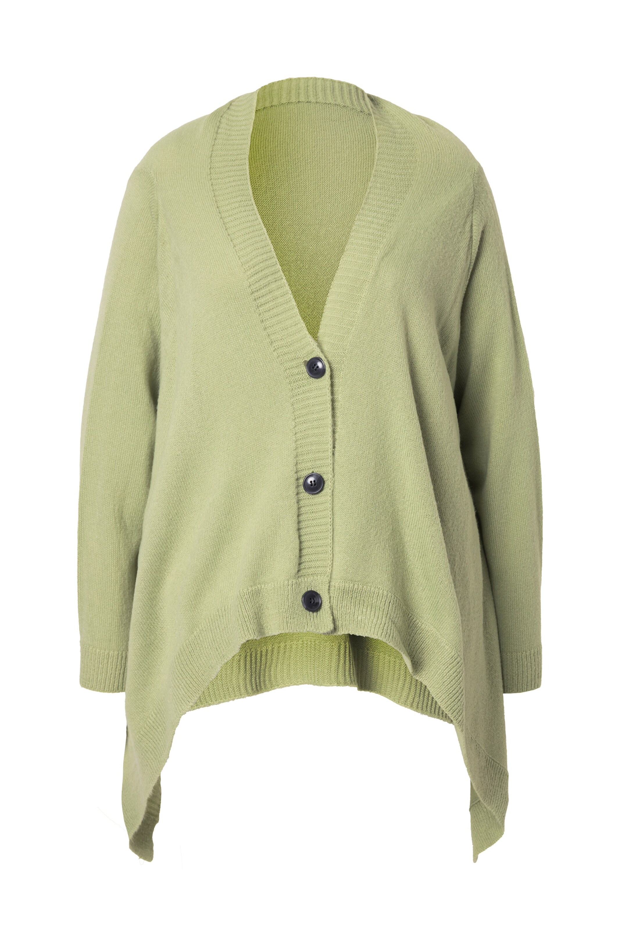 MIAMODA Strickjacke in Grün: Vorderseite